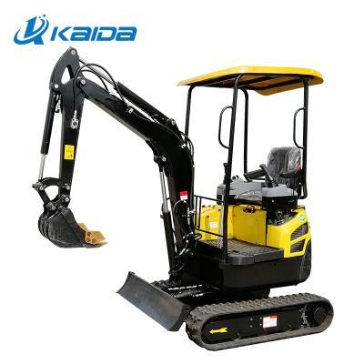 Farm Garden China Cheap 2 Ton New Mini Excavator Small Digger with Attachments