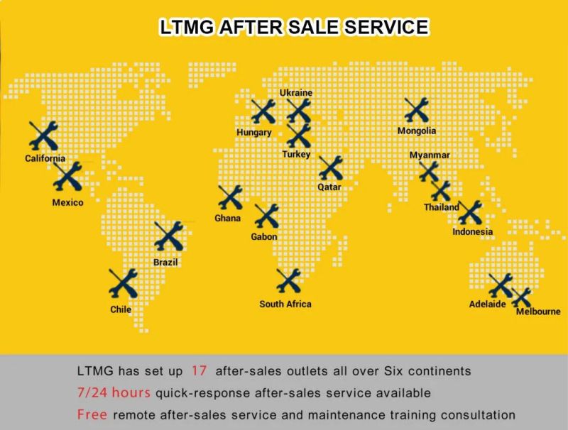 Ltmg 700kg 850kg 1050kg Skid Steer Loader with Various Attachment