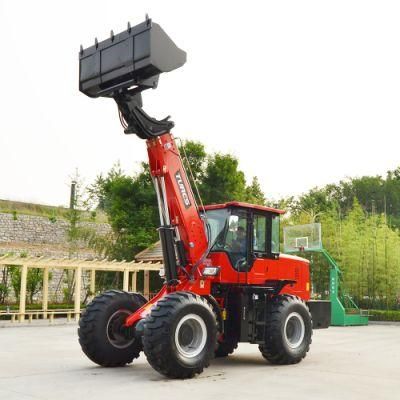 China Telescopic Boom Loader with Fork Accessory