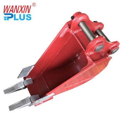 700kg-2000kg 12 Months Wanxin 0.45cbm-1.6cbm Hubei Shell Excavator Bucket Volume