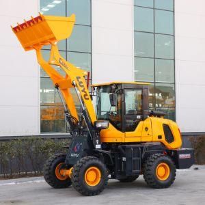 1.8ton China Top Quality Brand Mini Small Wheel Loader with 4in1 Bucket Pallet Fork