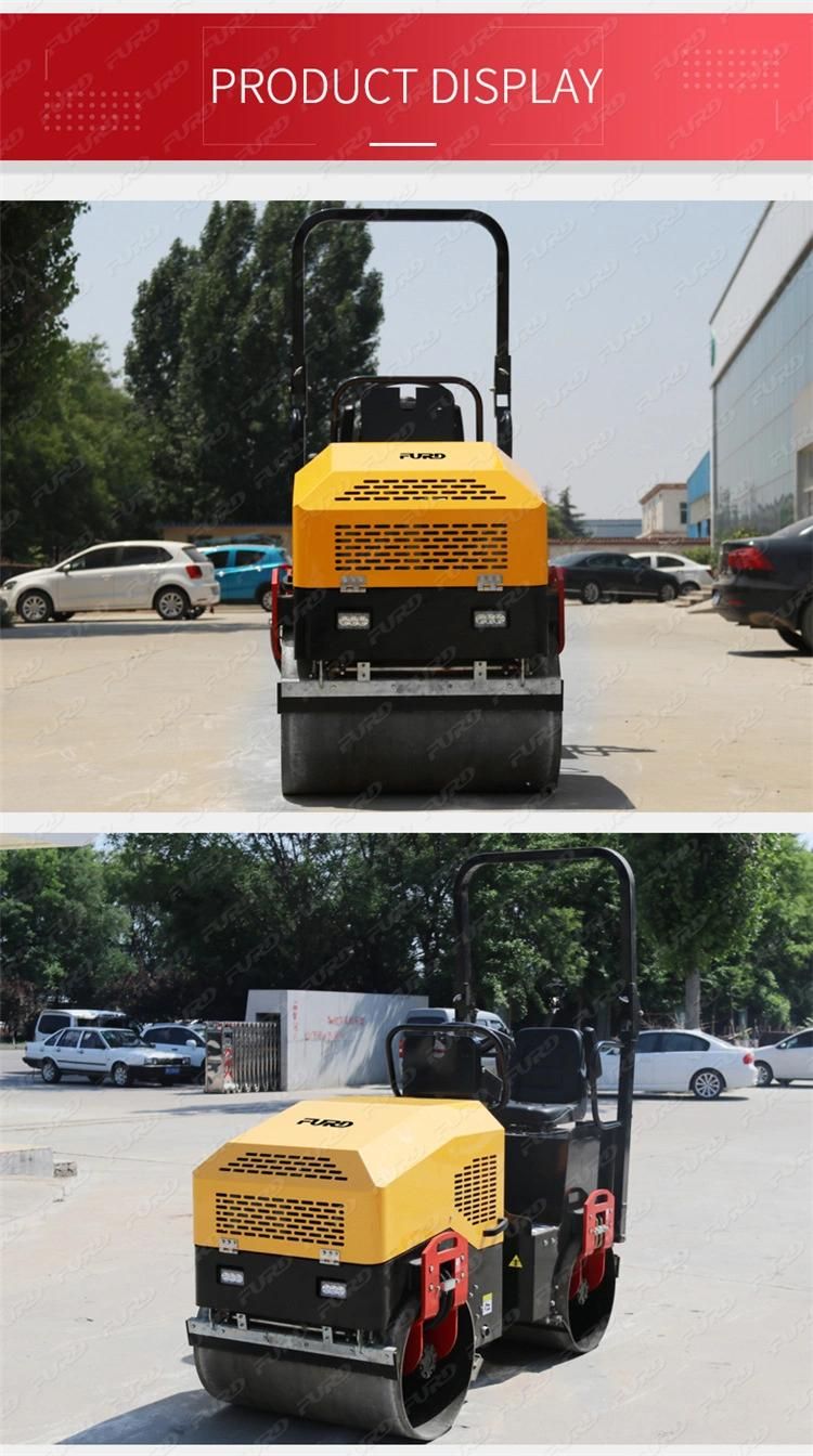 Double Drum Vibratory Roller Soil Compactor Roller Road Roller Manufacturer Fyl-900