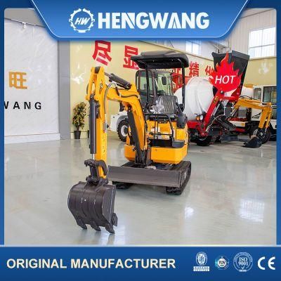 360 Degree Rotation 3 Cylinder Excavator with Attachment in Asia