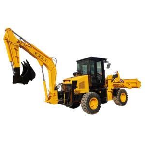 4X4 Hydraulic Excavator Loader Integrated Machine Backhoe Loader