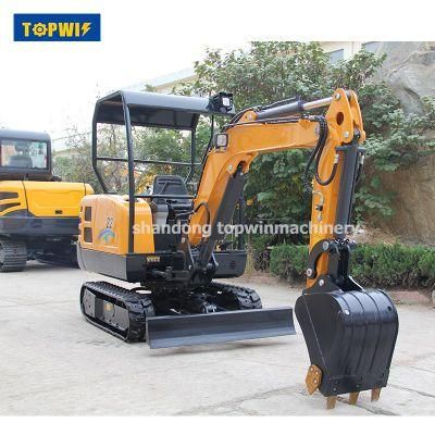 Small 1800kg/1.8ton Micro Digger Crawler Mini Excavator Popular in France /Germany/New Zealand/Australia with CE