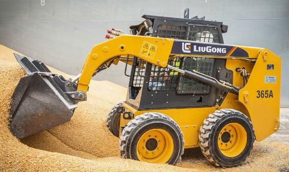 Small Road Construction Machinery High Quality Skid Steer Loader 365A