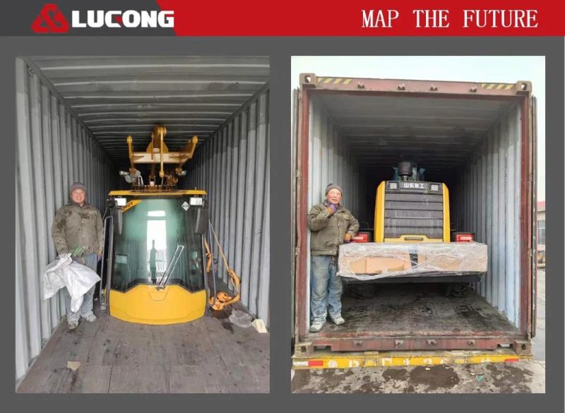 Lugong Cheap Price Small Mini Front Loader 2.2 Ton Loader for Hot Sale
