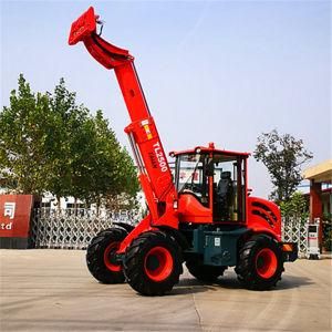 Chinese Telescopic Wheel Loader Tl2500 with Many Attachments