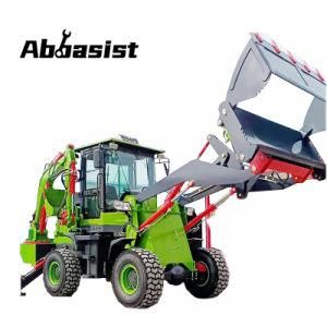 OEM manufacture Abbasist loader small backhoe with CE for sale 3t