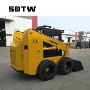 Hot Sale Four Wheel Drive Sdtw Skid Steer Loader with Attachments for Sale