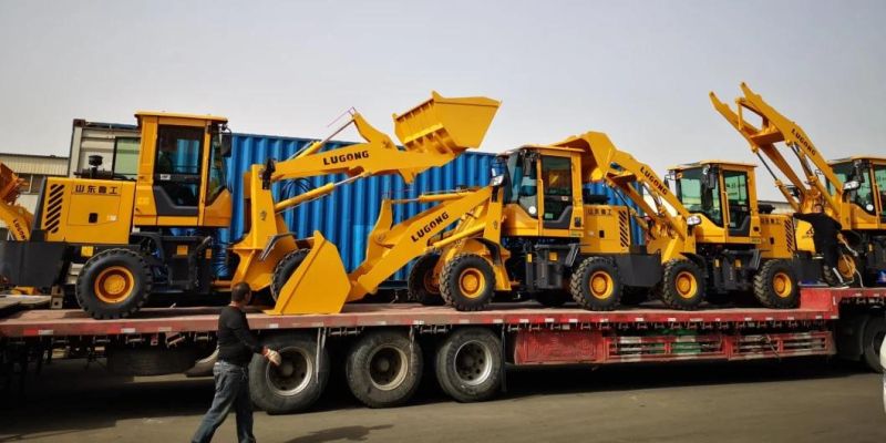 CE Approved Mini Wheel Loader Diesel Loaders with Fork for Farm