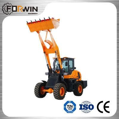 High Performance Construction Machinery Equipment Small Front End Shovel 2 Ton Compact Bucket Hydraulic Mini Wheel Loader Fw938A with CE