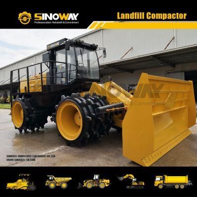 Hot Seller 33 Ton Hydraulic Landfill Garbage Compactors for Waste Disposal