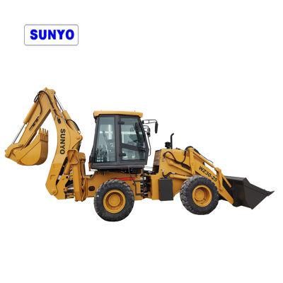Sunyo Backhoe Loader Wz30-25 Is Mini Loader and Excavator as Best Construction Equipment