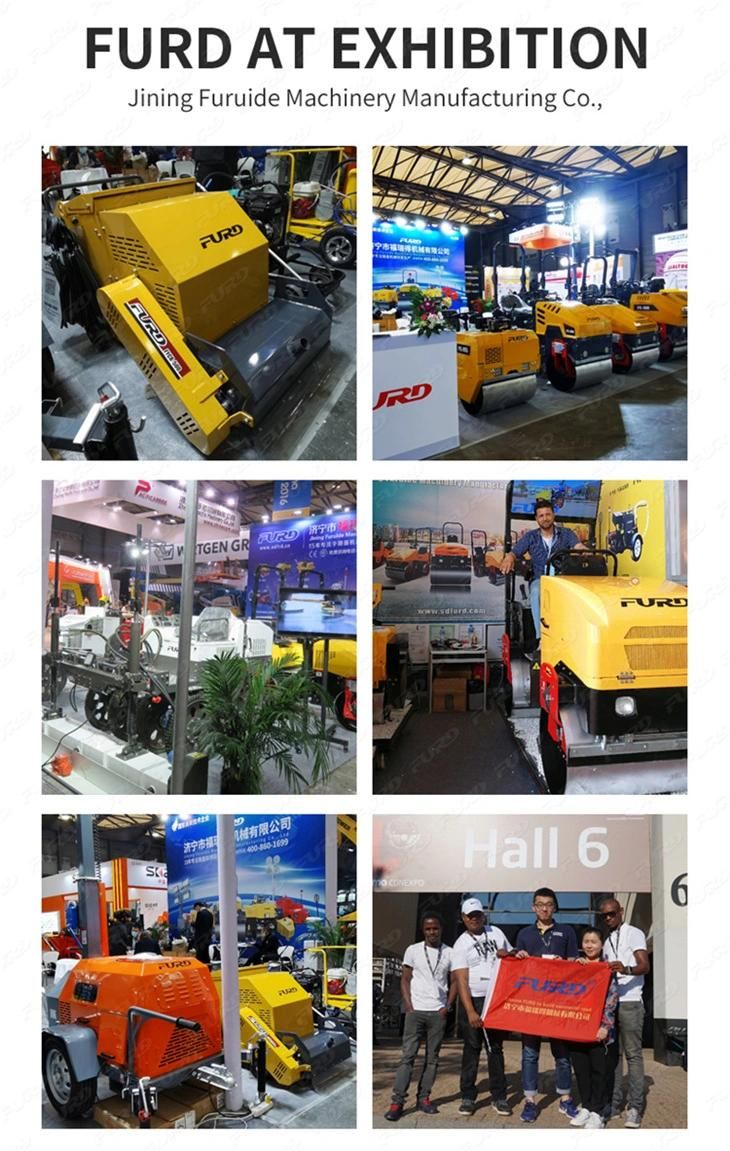Self Propelled Electric Gasoline Engine Road Milling Machine
