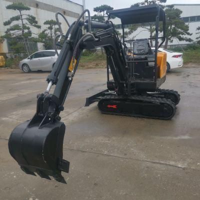 CE and EPA Approved Factory Smallest 1 Ton to 6 Ton Hydraulic Rubber Crawler Tracked Backhoe Mini Excavator