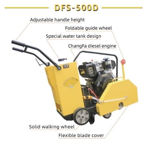 Walk Behind Good Efficiency (DFS-500D) Diesel Saw Cutter