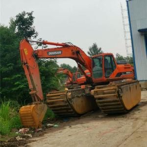 LC-Sw21 Mud Sand Dredging Hydraulic Amphibious Crawler Excavator Withfloating Amphibious Pontoon