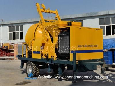 New Jbt40r Small Portable 40m3 Diesel Engine Truck Mounted Concrete Mixer Pump Electric Cement 40m3/H Capacity for Sale