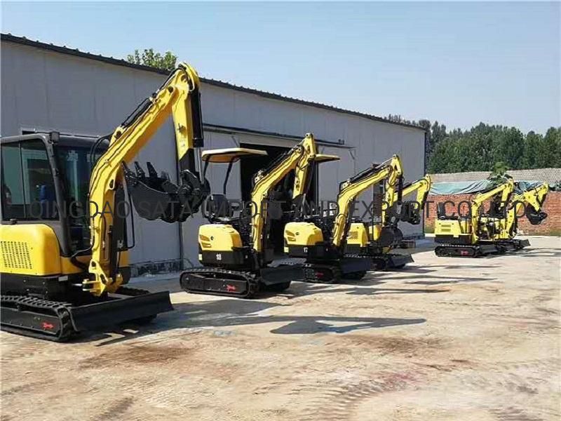 0.06m3 Bucket Capacity Small Excavator for Engineering Construction Use