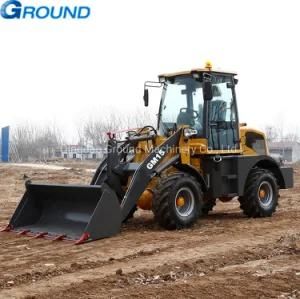mini automatic wheel loader with grapple , grapple bucket ,drum frolder, pallet forks, hydraulic hammer, screening bucket