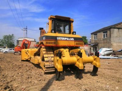 Second-Hand Caterpillar Bulldozer D7h Crawler Cat Dozer for Earth Moving