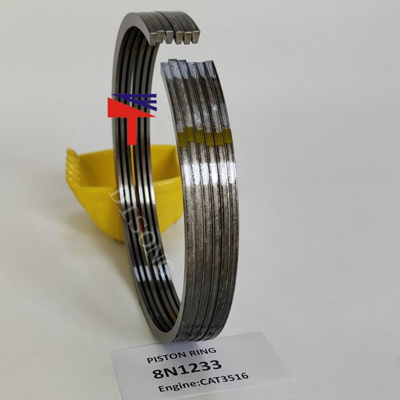 Machinery Engine Piston Ring 8n1233 for Generator Set 3516 3512 3508 Buildozer D11n