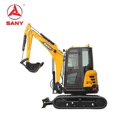 Sany Mini Micro Small Crawler Hydraulic Campact Excavators with Multifunctional Attachments for Engineering Construction