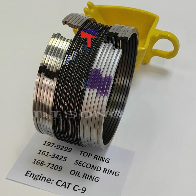 High Quality Diesel Engine Mechanical Parts Piston Ring 161-3425 168-7209 197-9299 for Excavator Parts E33oc Engine Parts C-9 Generator Set