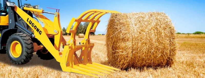 Lugong Group Top Manufacturer of Mini/Small/Compact Wheel Loader LG930 with Log Grab