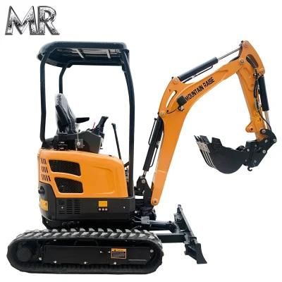 No Swing Digger Machine 2 Ton Mini Tailless Kubota Excavator