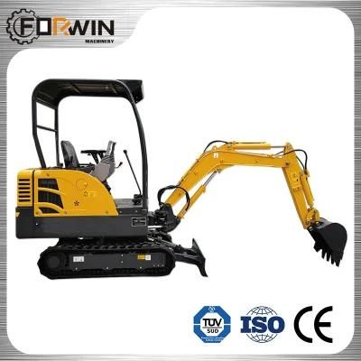 CE EPA Price Cheap Mini Excavator Digging Hydraulic Fw18-9 Small Micro Digger Machine for Sale