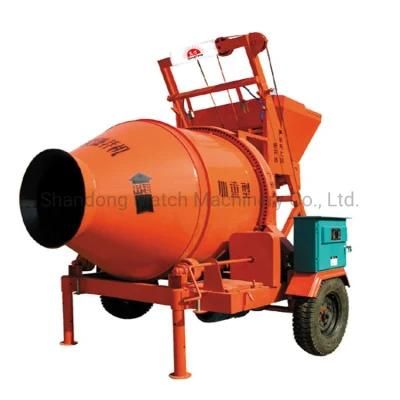 350L Diesel Engine Portable Concrete Mixer Jzc350