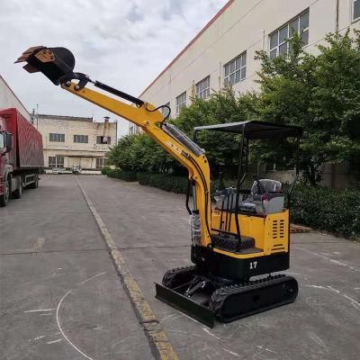 Building Construction New Model 1.7 Ton Crawler Excavator Powerful Mini Excavator