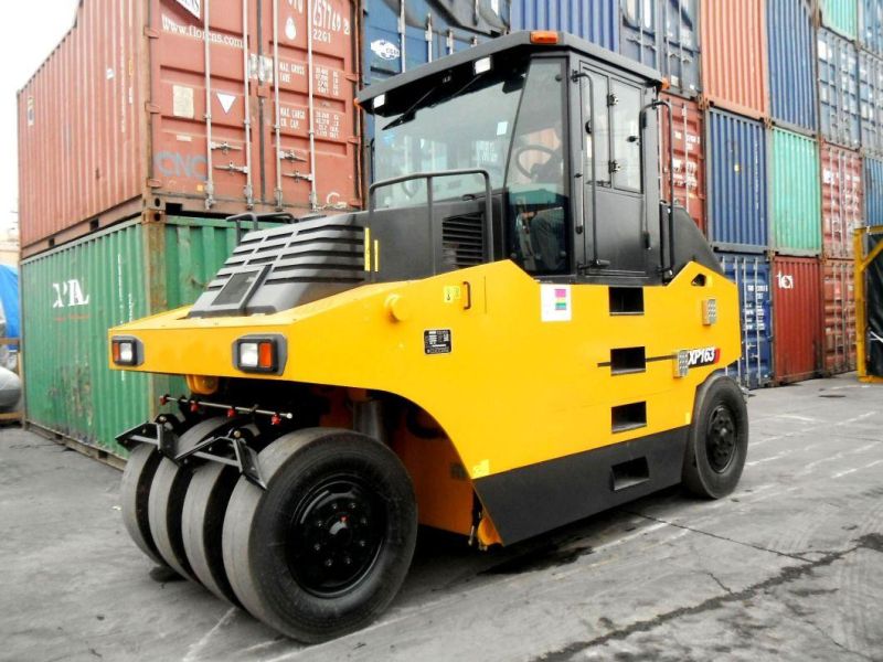 16ton Hydraulic Road Roller Machine Pneumatic Rubber Tire Road Roller XP163