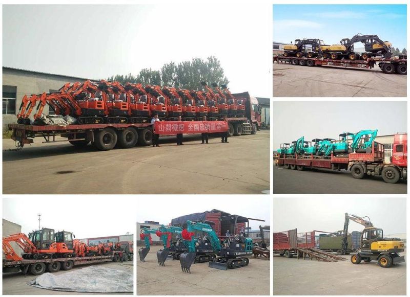 Cash Coupon Sale Shanding 4ton Mini Excavatorsmini Excavator Manufacturer with Mini Digger Earth-Moving Excavator Hydraulic Crawler Digger