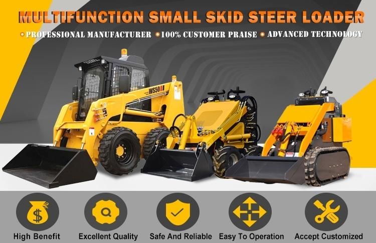 Variously Styles Powerful Angle Broom for Skid Steer Loader