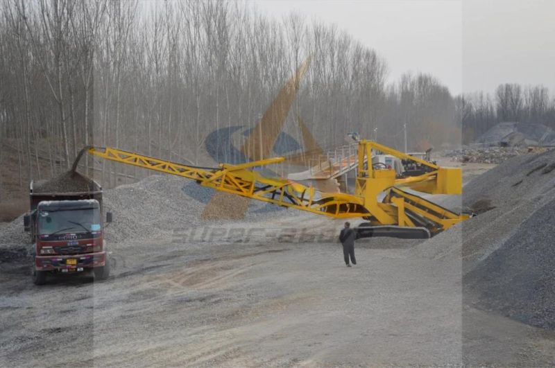 Truck Loading Machine with Crawler