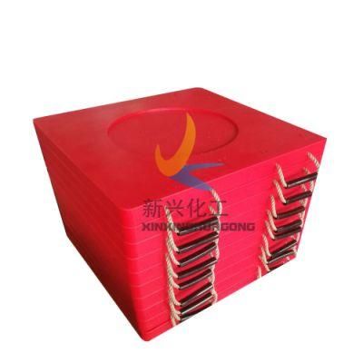 Heavy Duty UHMWPE Portable Crane Stabilizer Outrigger Pad
