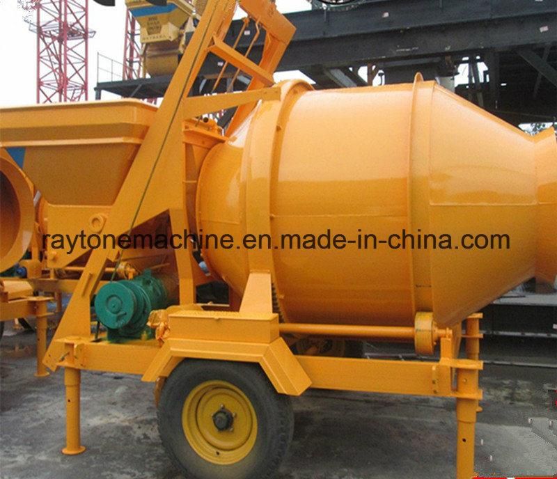 Jzr350 Concrete Mixer Diesel Engine Mixing Machine