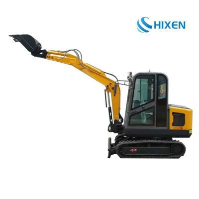2.5 Ton Mini Excavator Digging Machine with Cab for Sale