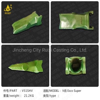 V51shv Super V Bucket Teeth and Adapter, Excavator Spare Parts