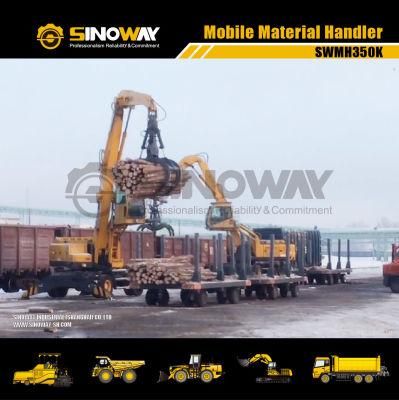 Wheeled Material Handler Excavator for Scarp, Waste, Coal and Timber Handling