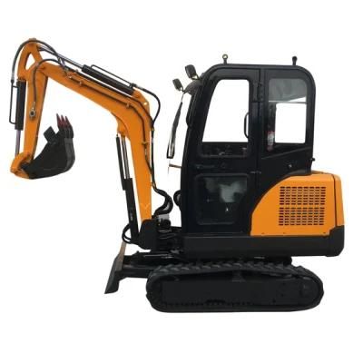 China Hot Sale Backhoe Crawler Excavator 1 Ton Rubber Track Mini Excavators Mini