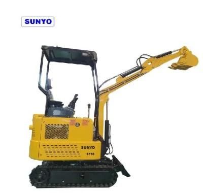 Sunyo Brand Sy15 Mini Crawler Excavators with Hydraulic Control Best Mini Digger for Buyers.