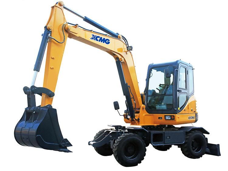 XCMG Official 6 Ton Hydraulic Wheel Excavator Xe60wa