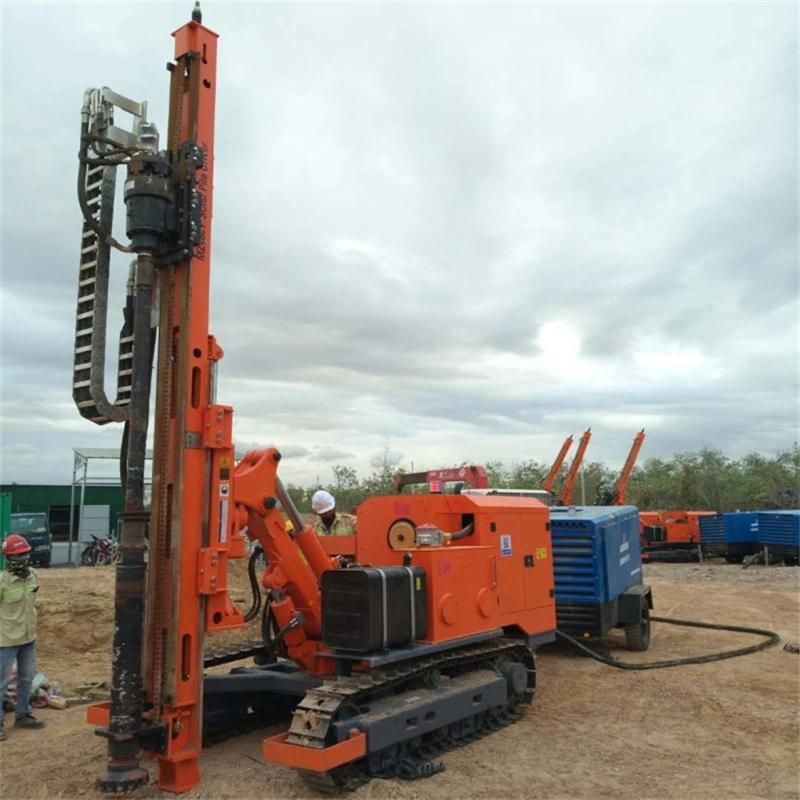 Ground Screw Spiral Pile Ramming Drilling Machine