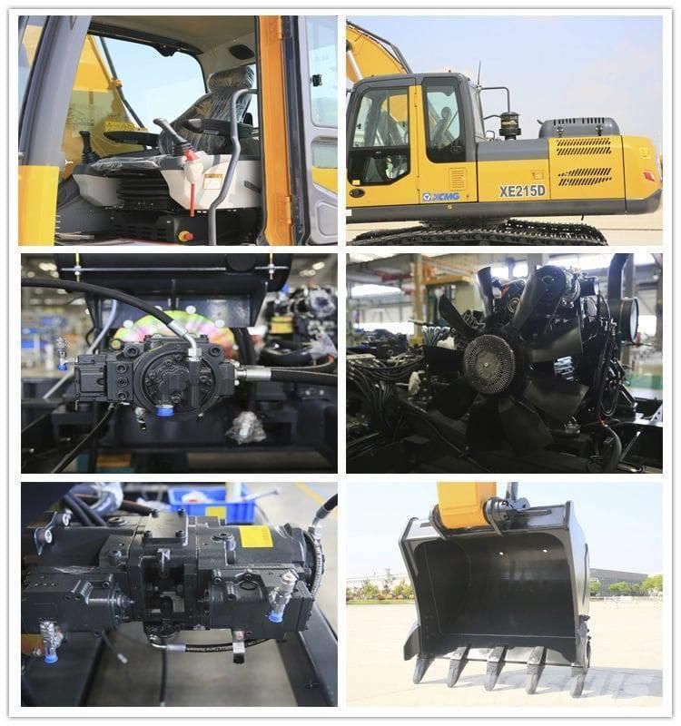 XCMG 21 Ton Excavator Xe215c and Xe215D China New Crawler Excavator Price