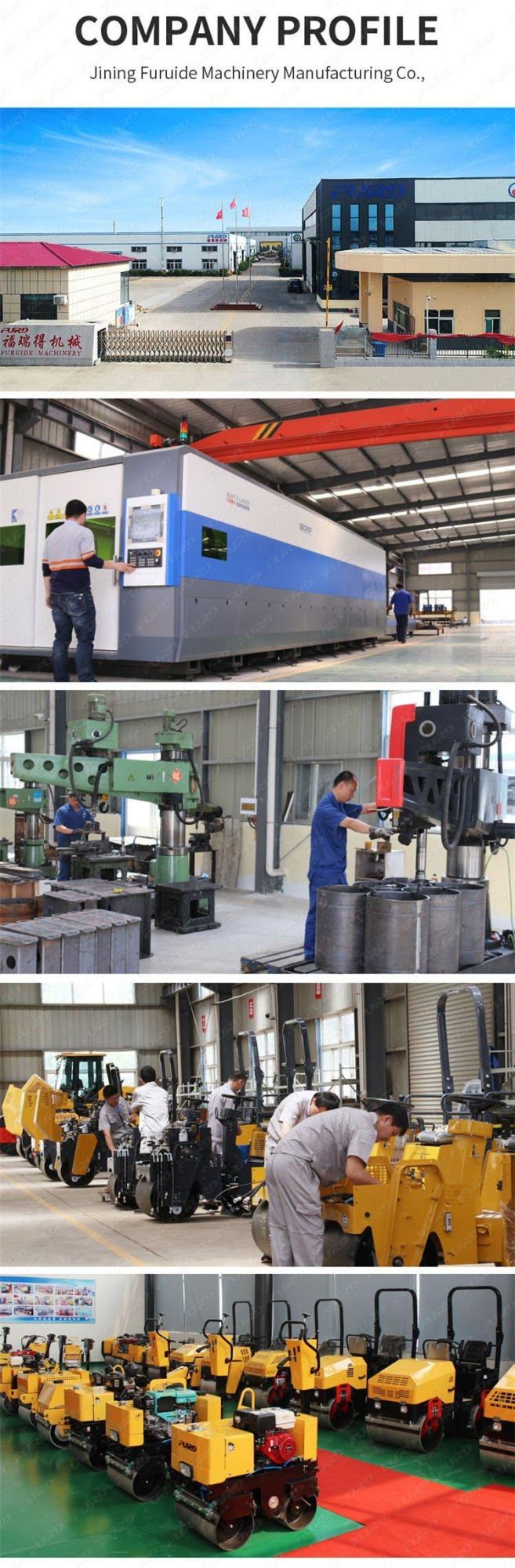 Hydraulic Vibration Engine Optional Road Roller