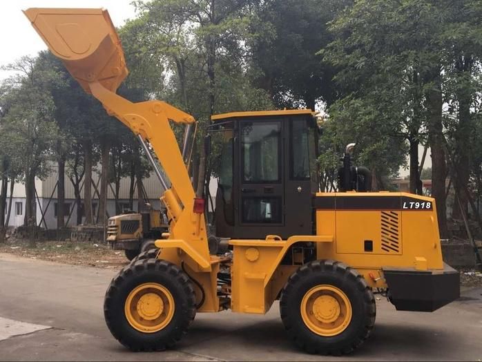 Lutong Mini Front Wheel Loader 1.2 Ton Lt918